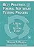 Best Practices for the Formal Software Testing Process: A Menu of Testing Tasks