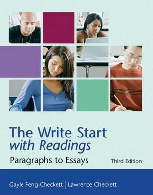 The Write Start with Readings: Paragraphs to Essays