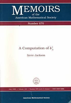 A Computation of (Greek Arithmetical Symbols) 1/5 (Memoirs of the American Mathematical Society)