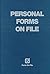 Forms on File 1998: Personal Forms 1998 and Business Forms on File 1998