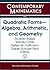 Quadratic Forms--algebra, A...