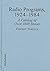 Radio Programs, 1924-1984: A Catalog of over 1800 Shows