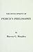 The Development of Peirce's Philosophy