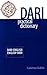 Dari-English/English-Dari Practical Dictionary by Carleton Bulkin
