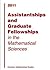 Assistantships and Graduate Fellowships in the Mathematical S... by Richard Cleary