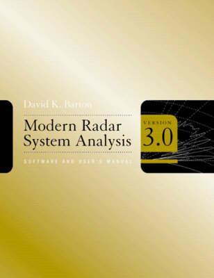 Modern Radar System Analysis Software and User's Manual, Version 3.0