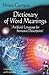 Dictionary of Word Meanings (Languages and Linguistics)