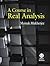 A Course in Real Analysis