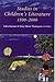 Studies in Children's Literature, 1500-2000