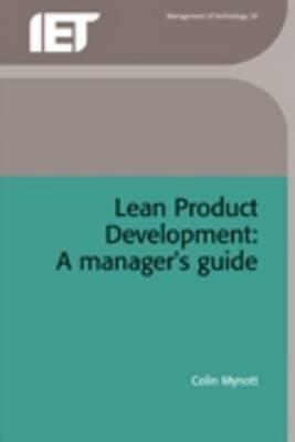 Lean Product Development: A Manager's Guide (b 2012)