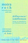 Difference / Indifference: Musings on Postmodernism, Marcel Duchamp and John Cage (Critical Voices in Art, Theory and Culture) Difference / Indifference: Musings on Postmodernism, Marcel Duchamp and John Cage (Critical Voices in Art, Theory and Culture)
