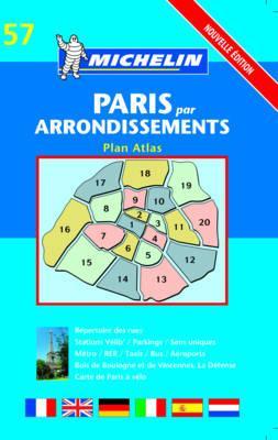 Michelin Paris Par Arrondissements Map 57 (Spiral-bound)
