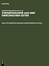 Die Nordkuste Kleinasiens (Marmarameer und Pontos) (Steinepigramme aus dem Griechischen Osten, Bd.2) Die Nordkuste Kleinasiens (Marmarameer und Pontos) (Steinepigramme aus dem Griechischen Osten, Bd.2)