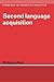 Second Language Acquisition (Cambridge Textbooks in Linguistics)