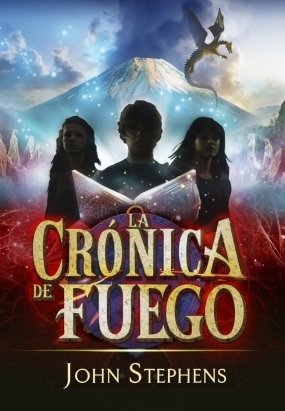 Portada de La crónica de fuego, de John Stephens