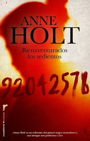 Portada de Bienaventurados los sedientos, de Anne Holt