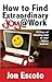 How to Find Extraordinary joy @ Work