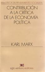 Contribución a la crítica de la economía política