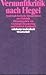 Vernunftkritik nach Hegel: analytisch-kritische Interpretationen zur Dialektik