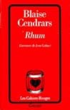 Rhum by Blaise Cendrars