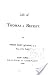 Life of Thomas à Becket