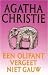 Een olifant vergeet niet gauw (Hercule Poirot, #42)