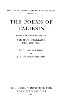 The Poems of Taliesin (Unknown Binding)