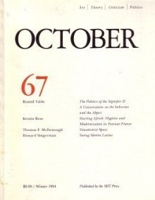 October 67: Art/Theory/Criticism/Politics - Winter 1994