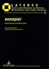 «exemplar»: Festschrift für Kurt Otto Seidel (Lateres) (German Edition)