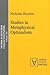 Studies in Metaphysical Optimalism (Nicholas Rescher Collected Papers)
