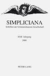 Simpliciana: Schriften der Grimmelshausen-Gesellschaft XXII (2000)- In Verbindung mit dem Vorstand der Grimmelshausen-Gesellschaft (German Edition)
