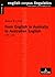From English in Australia to Australian English: 1788-1900 (English Corpus Linguistics)