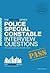 Police Special Constable Interview Questions and Answers: How to pass the police special constable interview