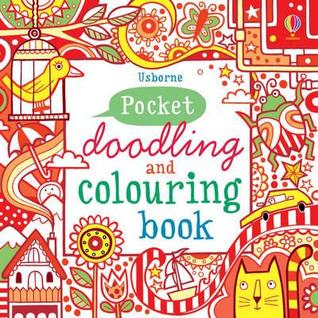 Little Doodling and Colouring Book: Red Book