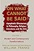 On What Cannot Be Said by William Franke On What Cannot Be Said by William Franke