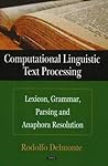 Computational Linguistic Text Processing