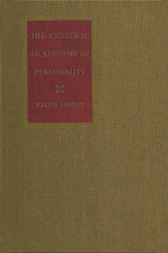The Cultural Background of Personality. (Hardcover)
