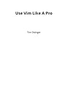 Use Vim Like A Pro