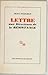 Lettre ouverte aux Directeurs de la Résistance