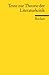 Texte zur Theorie der Literaturkritik by Sascha Michel