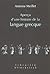 Aperçu d'une histoire de la langue grecque by Antoine Meillet Aperçu d'une histoire de la langue grecque by Antoine Meillet