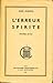 L'Erreur spirite by René Guénon