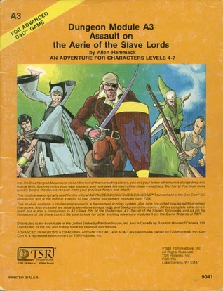 Assault on the Aerie of the Slave Lords (Paperback)