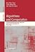 Algorithms and Computation by Kun-Mao Chao