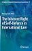 The Inherent Right of Self-Defence in International Law by Murray Colin Alder