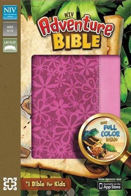 NIV, Adventure Bible, Leathersoft, Pink, Full Color
