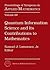Quantum Information Science and Its Contributions to Mathematics (Proceedings of Symposia in Applied Mathematics)