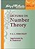 Lectures on Number Theory (...