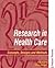 Research in Health Care: Concepts, Designs and Methods