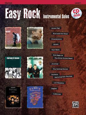 Easy Rock Instrumental Solos, Level 1: Clarinet, Book & Online Audio/Software (Easy Instrumental Solos Series)